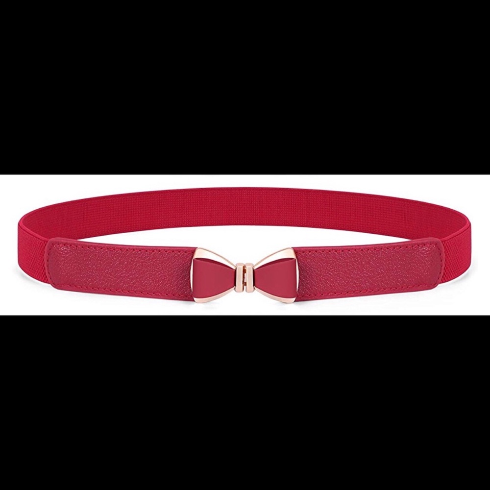 Red waist belt